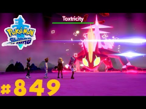 Pokemon Sword Shiny Gmax Toxtricity Amped Form Raid