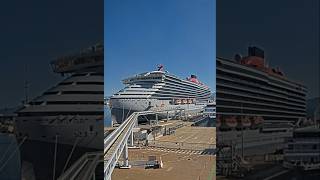 MV Scarlet lady in Ajaccio #cruiseship #virginvoyages #travel #ajaccio #corsica
