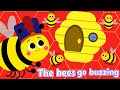 The Bees Go Buzzing Nursery Rhymes Kids Songs
