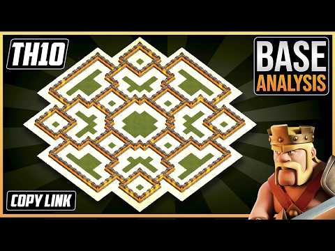 ULTIMATE TH10 HYBRID/TROPHY Base 2026!! COC Town Hall 10 (TH10) Trophy Base Design – Clash of Clans