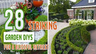 28 Striking Garden DIYs for a Blissful Retreat