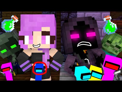 MONSTER SCHOOL : AMONG US WHO IS THE IMPOSTOR - MINECRAFT ANIMATION