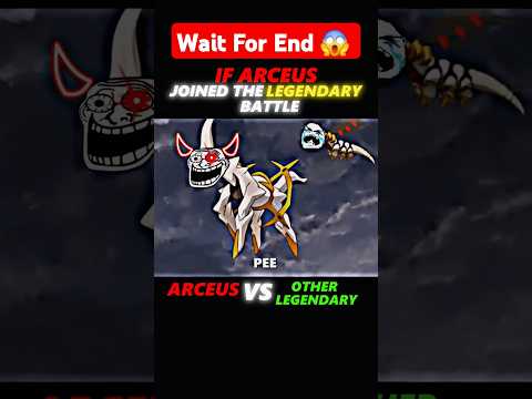 Arceus VS Other Legendary Pokemon ll Arceus Troll Face Edits ll #shorts #pokemon #shortsfeed