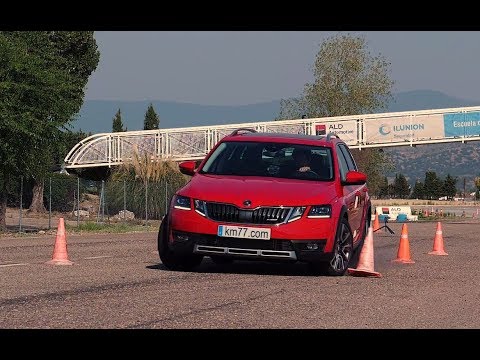 Škoda Scout 2017 – Maniobra de esquiva (moose test) y eslalon | km77.com