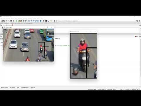 Helmet Detection Video Input Segmentation in Python Projects
