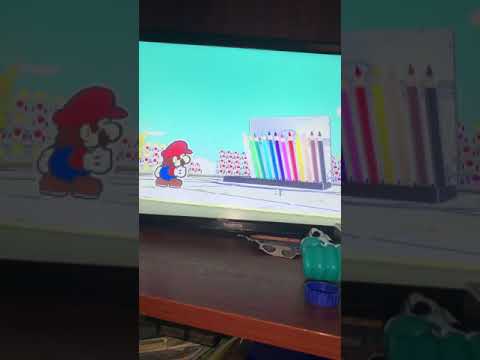 Paper Mario the origami king /the missile maestro /colored pencils/ theme song 🎵