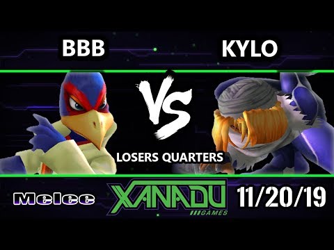 S@X 329 SSBM - BBB (Falco) Vs. Kylo (Sheik) Smash Melee Losers Quarters