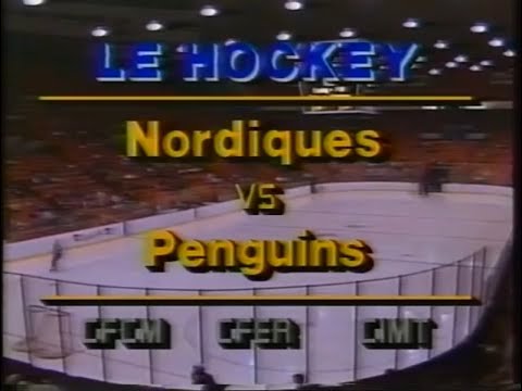 Nordiques vs Penguins (8 mars 1984)