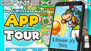We Tour the Super Nintendo World App + Bowser Jr's Story & Artwork! (+Where's Miyamoto?)
