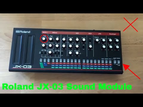 ✅  How To Use Roland JX-03 Sound Module Review