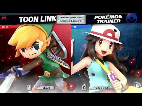 Skaws (Toon Link) vs FocusMiss (PT) | Smash @ Escape Bar Stratford #31 - Winner's Semi's
