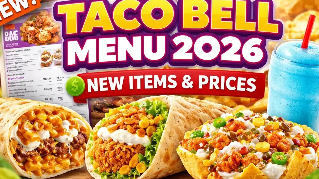 Taco Bell Menu With Prices 2026 | New Items, Updated Deals & Full Food Guide