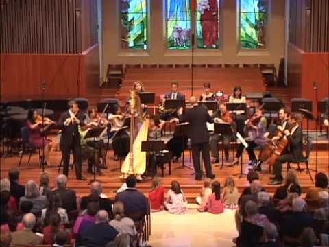 Mozart: Concerto for Flute & Harp, Mvt 1: Höskuldsson, Hoffman, Met Players