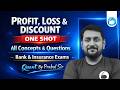 Profit Loss Discount For Bank Exams 2025 All Concept In ONE SHOT Profit Loss Discount Quant