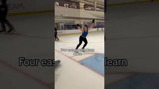 Learn these four easy stop #iceskating #iceskaters #freestyleskating #iceskate #figureskating