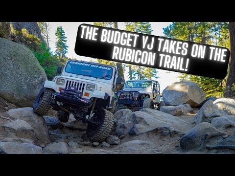 The BUDGET JEEP YJ Takes On THE RUBICON TRAIL! Did He Make It Though?  Watch Now!