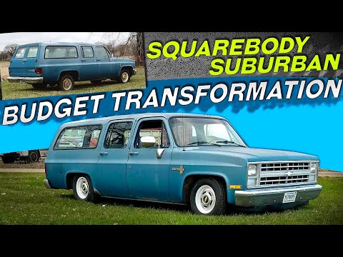 1988 Chevrolet Suburban Budget Transformation! Fresh stance and wheels for the old squarebody Burb!