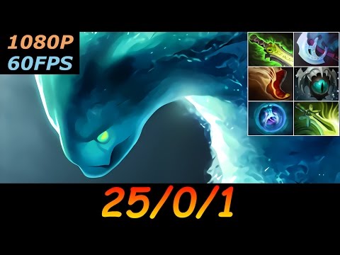 Dota 2 Morphling Pro 25/0/1 (Kills/Deaths/Assists) Top MMR 918 GPM Ranked Full Gameplay