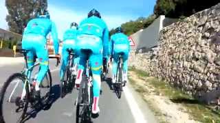 preview picture of video 'Vincenzo Nibali with Astana on training camp in Calpe'