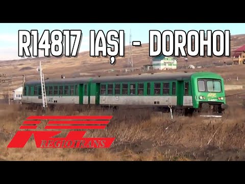 Trenul R14817 Iasi - Dorohoi trece prin Lețcani - 18.01.2014