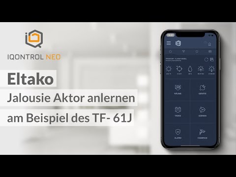IQONTROL NEO QuickTipp: Einbinden von Eltako Aktoren