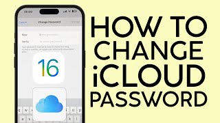 How to Change Password on iCloud Account on iOS 16 2022