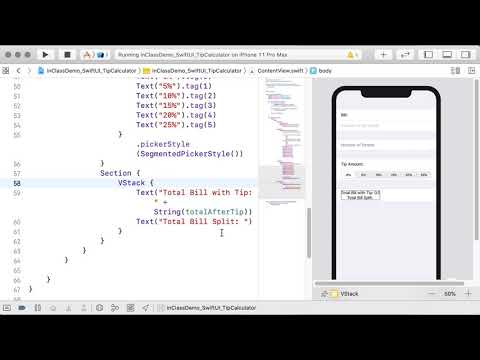 IMS 351: SwiftUI - SwiftUI Tip Calculator, pt 2