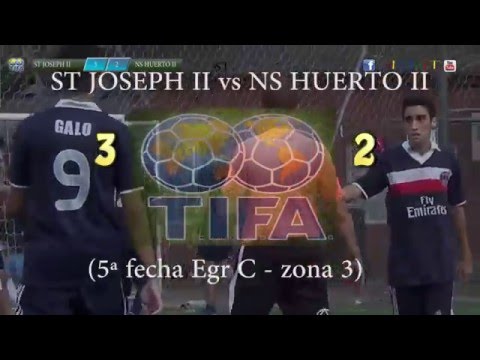3 ST JOSEPH II vs NS HUERTO II 2 - 5ª fecha Egr C   zona 3 - 24/03/2016