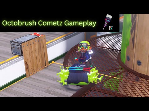 Octobrush Cometz Gameplay #1 [Splat Zones]