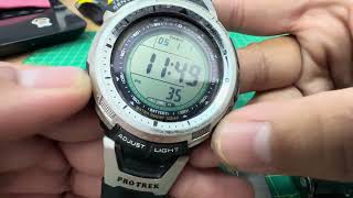 Chỉnh Giở Đồng Hồ Casio Protek PRW-1300J  (How To Set The Time And DateCasio Protek PRW-1300J)
