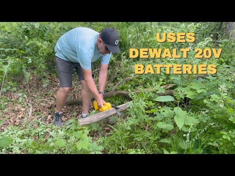 Cordless Mini Chainsaw Compatible with Dewalt 20V MAX Battery, 6 Inch & 8 Inch Small Electric Chainsaw Brushless, Auto Oiler, Handheld Pruning Tree Saw Gift for Men Dad Husband Fathers (Tool Only) video review thumbnail