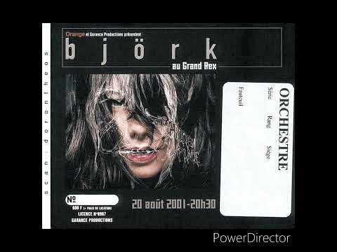 Bjork Live at Grand Rex, Paris 20th August 2001