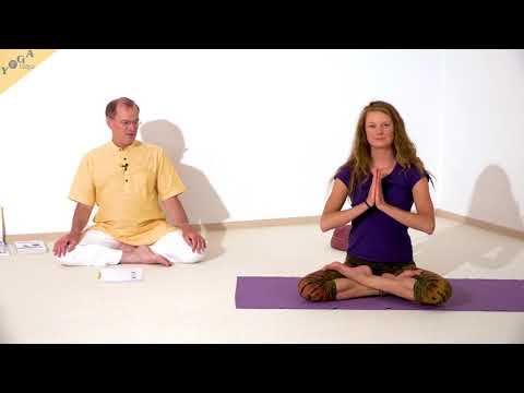 Yoga Gebetspose im Sitzen - Yoga Asana Lexikon