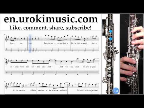 How to Play Oboe Pink - Just Give Me A Reason Part#2 Melody School Learn Class Course Tutorial