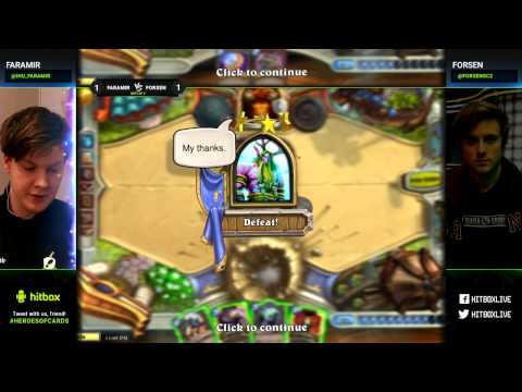 Faramir vs Forsen - Heroes of Cards 4 - Hearthstone