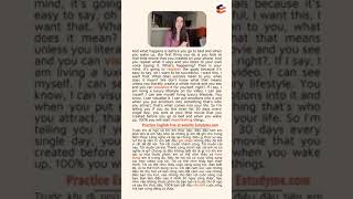 Daily shadowing day 30. Practice English free at website Estudyme #estudyme #english #shadowing