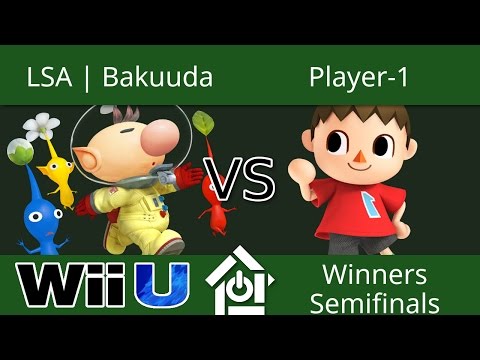 NaCl 1-/29/2016 - LSA | Bakuuda (Olimar) vs Player-1 (Villager) - Smash 4 Winners Semifinals