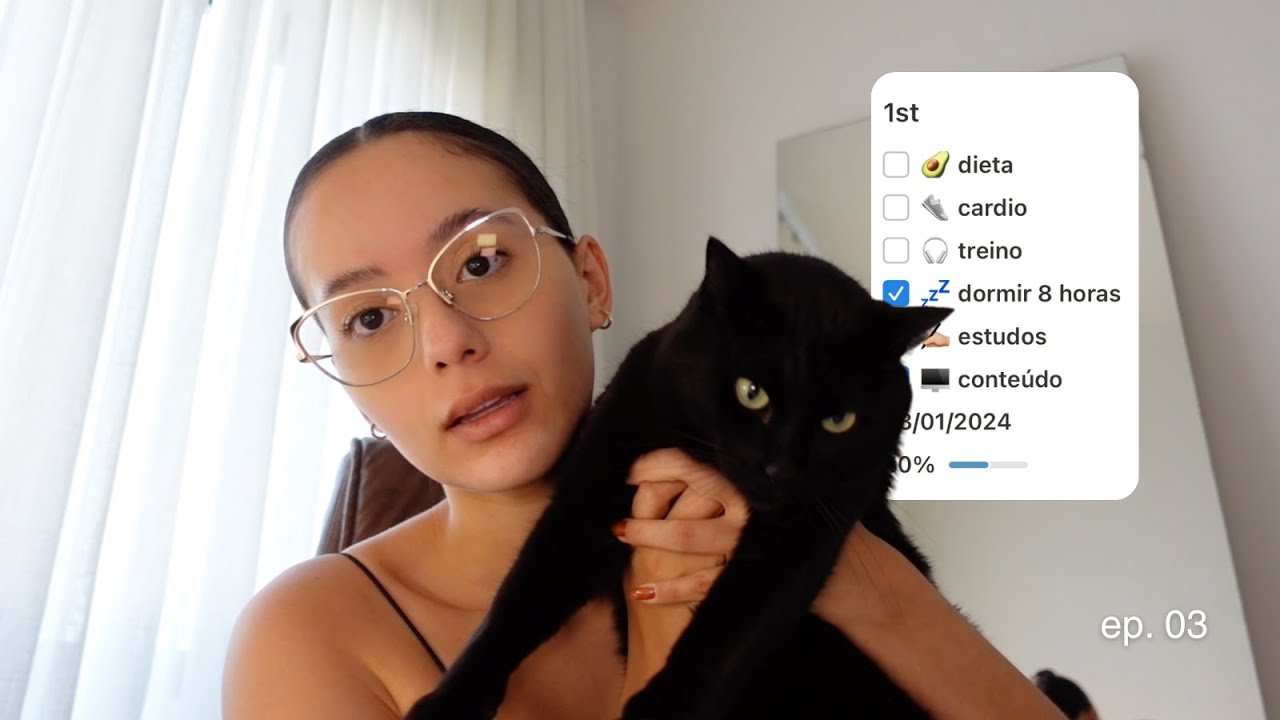180 dias criando minha vida dos sonhos | ep. 03 (criando sua rotina, notion, mercado, treino)