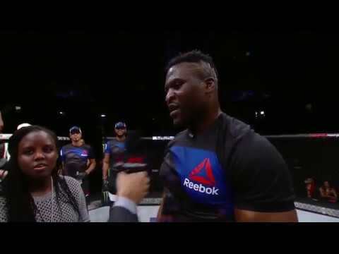 WATCH: Francis Ngannou Octagon Interview