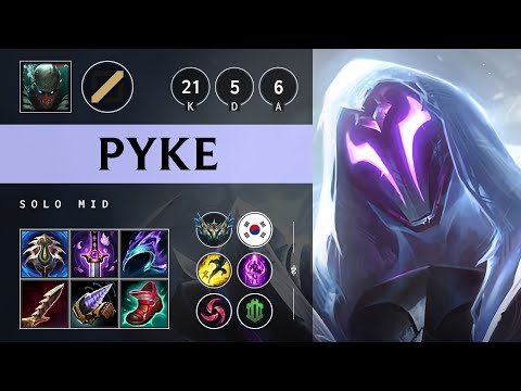 Pyke Mid vs Ryze: Godlike - KR Challenger Patch 14.23