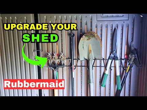Easy Storage for Rubbermaid Shed