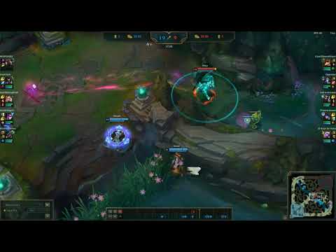 Qiyana supported by Senna deletes Ekko