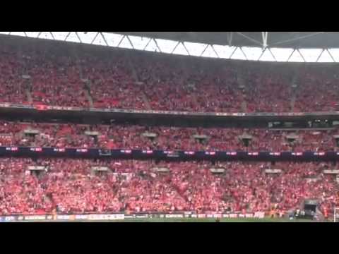 Boro fans at wembley singing the pigbag