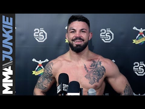 UFC Denver: Mike Perry full open workout media scrum