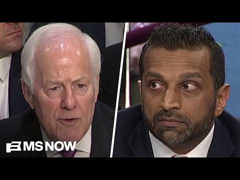 GOP Sen. Cornyn to Patel: I hope you will resist payback temptation