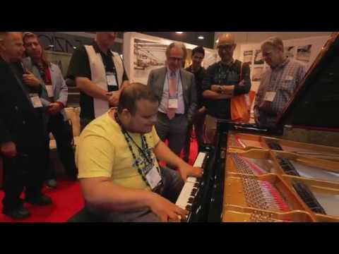 Jesus Molina Playing for Fazioli Pianos And Paolo Fazioli- Live At NAMM 2018