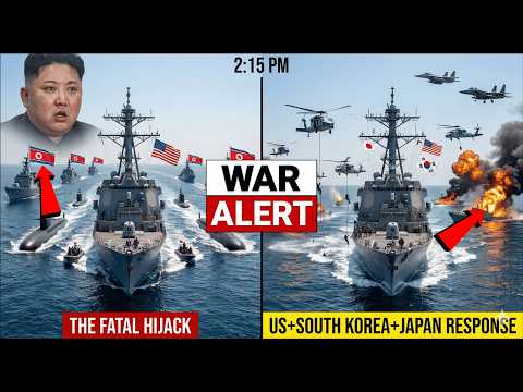 2:15 PM - NK Boarded US Destroyer With 120 Commandos - 340 Hostages - 33 Min Later All Freed