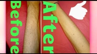How to Bleach Arm Hair or Body Hair