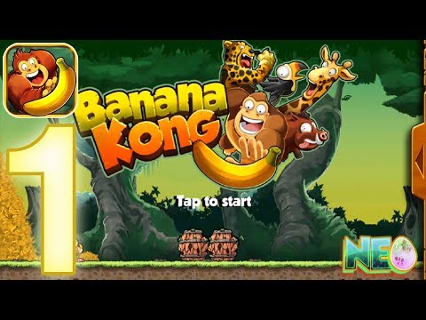 Banana Kong: Gameplay Walkthrough Part 1 - The Tutorial (iOS, Android) - YouTube