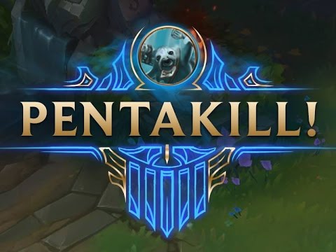 URF 1v5 Pentakill Montage 2016 | League Of Legends